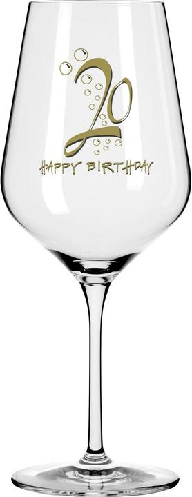 Produktbild Wate Weinglas Happy Birthday 20