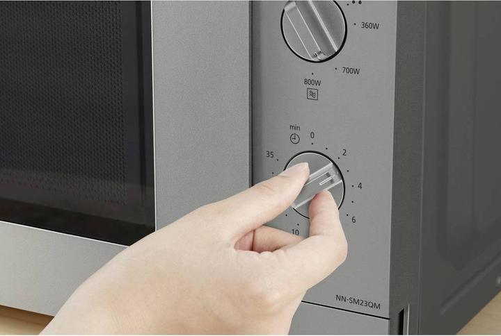 Image du produit Panasonic NN-SM23QMEPG Mikrowelle Silber 800 W Grillfunktion (20 l)