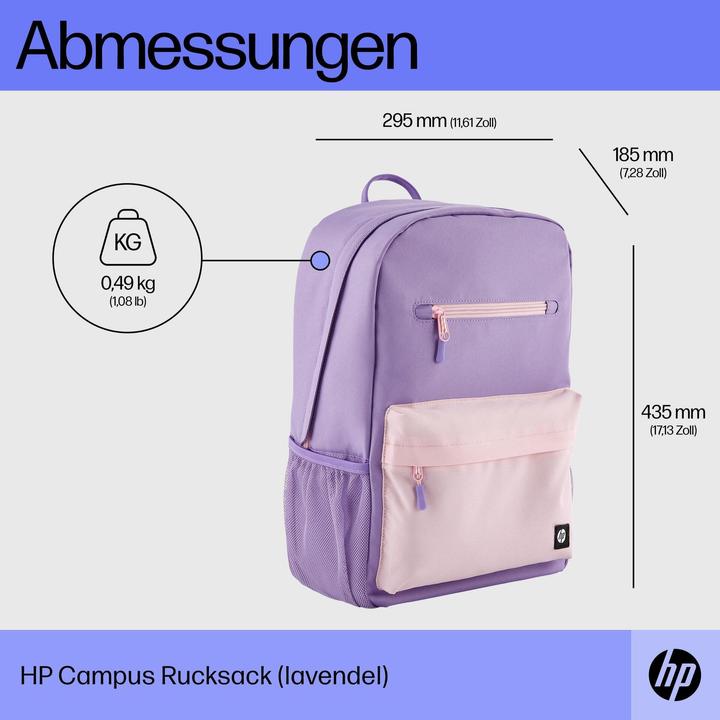 Image du produit HP Sac à dos Campus Lavender (P) (17 l)