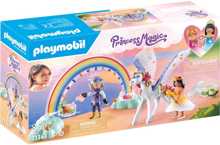Image du produit Playmobil Pégase céleste avec arc-en-ciel (71361, Playmobil Princess)
