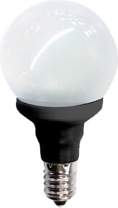 Actual product image Scharnberger+Hasenbein LED golf ball 45x80mm plastic bulb E14 12V 0.5W 8 LED 2500K matt approx. 22 lumen