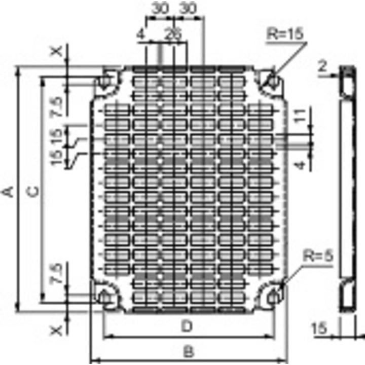 Produktbild Schneider Electric Montageplatte 600x600mm