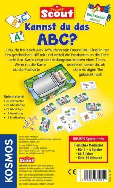 Produktbild Kosmos Der echte Scout Kannst du das ABC? (Deutsch)