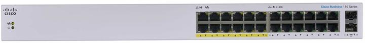 Actual product image Cisco PoE Switch CBS110-24PP-EU 24 Port (24 ports)