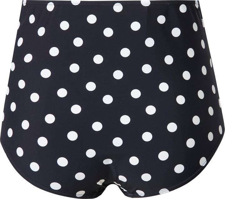 Actual product image Ulla Popken Bellieva dotted wide stretch insert swim brief (50, 52)