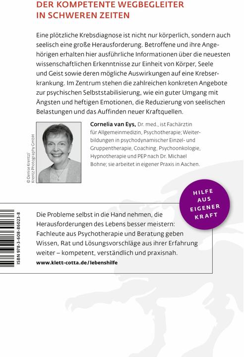 Immagine prodotto Krebs - ein Begleitbuch für die Seele (Fachratgeber ) (Tedesco, Cornelia van Eys, 2022)