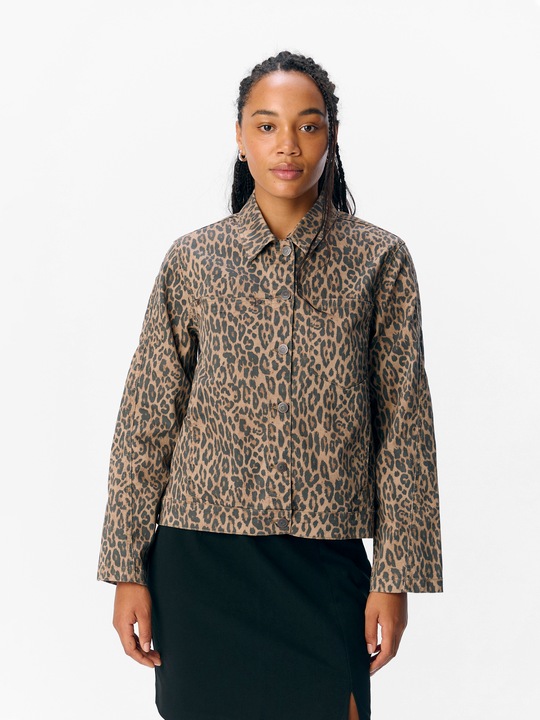 Produktbild Object Leoprint Jeansjacke (S)