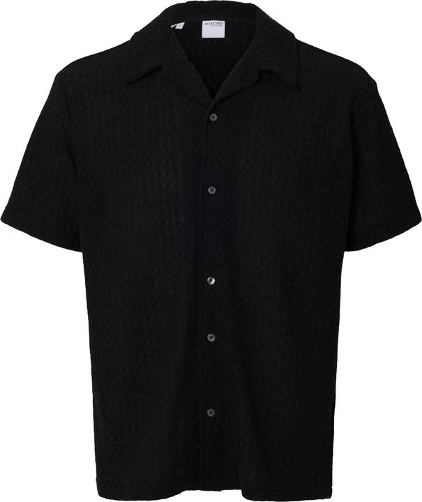 Produktbild Selected Homme Jacquard Strick Kurzarmhemd (S)