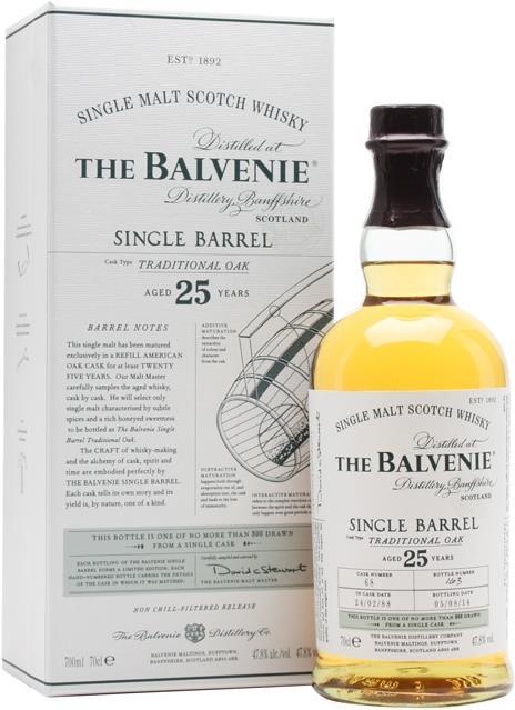 Produktbild Balvenie 25 Years (Single Malt, Scotch Whisky, 1 x 70 cl)