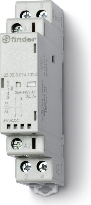 Produktbild Finder Schütze Serie 22 2x 25A Installation