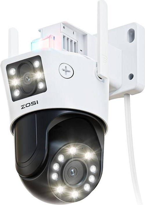 Image du produit Zosi Caméra IP d'extérieur C298 WiFi Pan Tilt 6MP Dual IP66 (2560 x 1440 Pixels)