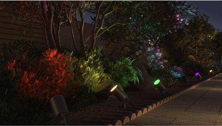 Actual product image Hama WLAN garden light incl. ground spike, waterproof, coloured, dimmable (450 lm, IP65)