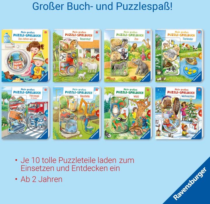 Produktbild Ravensburger Mein grosses Puzzle-Spielbuch: Baustelle (Deutsch)