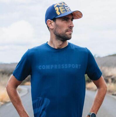 Produktbild Compressport Logo SS Tshirt M Estate blue pacific (S)
