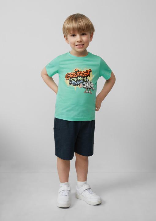 Actual product image S.Oliver T-Shirt T-Shirt aus Baumwolle mit Frontprint (128, 134)
