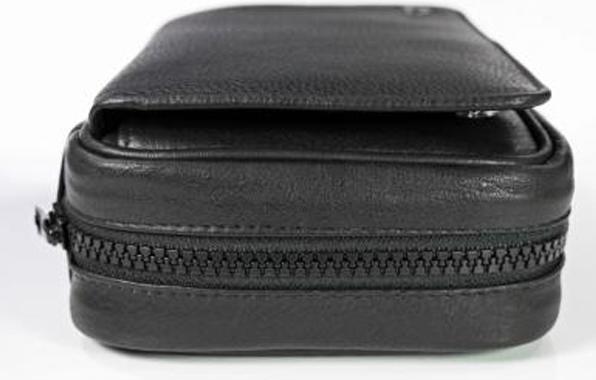 Actual product image Rattray’s Rattray's 3 Pipe Bag Black Leather PB2
