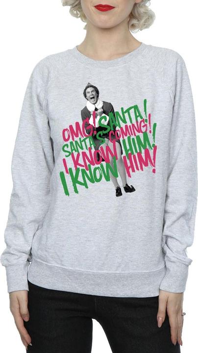 Image du produit Elf - Sweat SANTA'S COMING - Femme (XL)