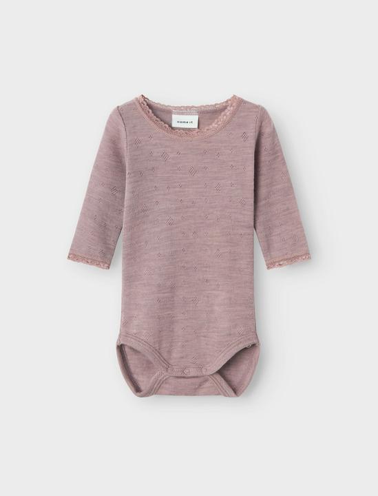 Produktbild Name it Merinowoll Strampler (62)