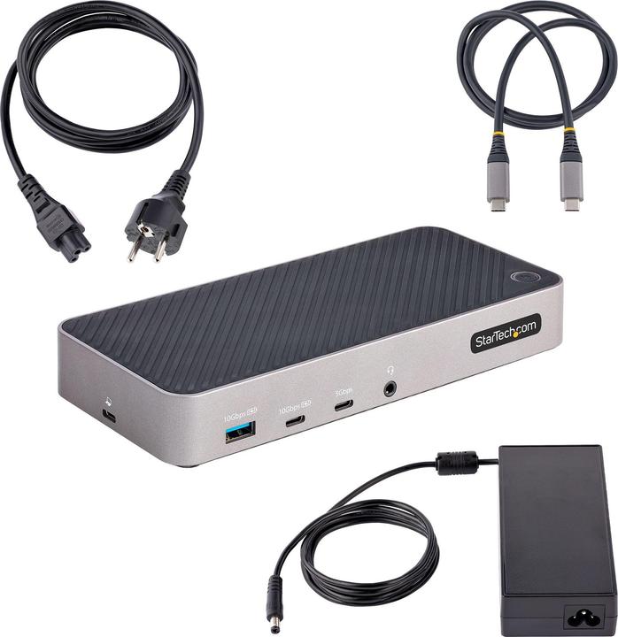 Actual product image StarTech Triple Monitor Docking Station (USB-C, 8 ports)