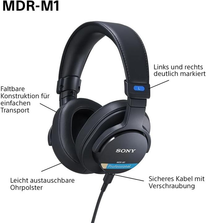 Immagine prodotto Sony MDR-M1 (Nessuna cancellazione del rumore, Cablato)