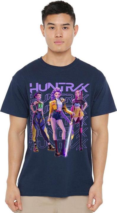 Image du produit K-Pop Demon Hunters - T-shirt motif Huntr/X style Pose de groupe - Adulte (5XL)