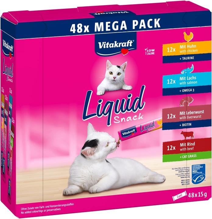 Vitakraft Snack liquido (Adulto, 48 pz., 720 g)