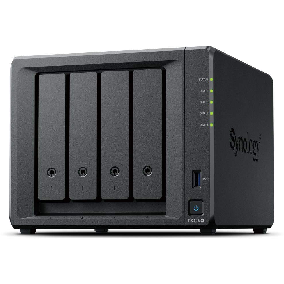 Synology DS425+ (0 TB), NAS, Schwarz