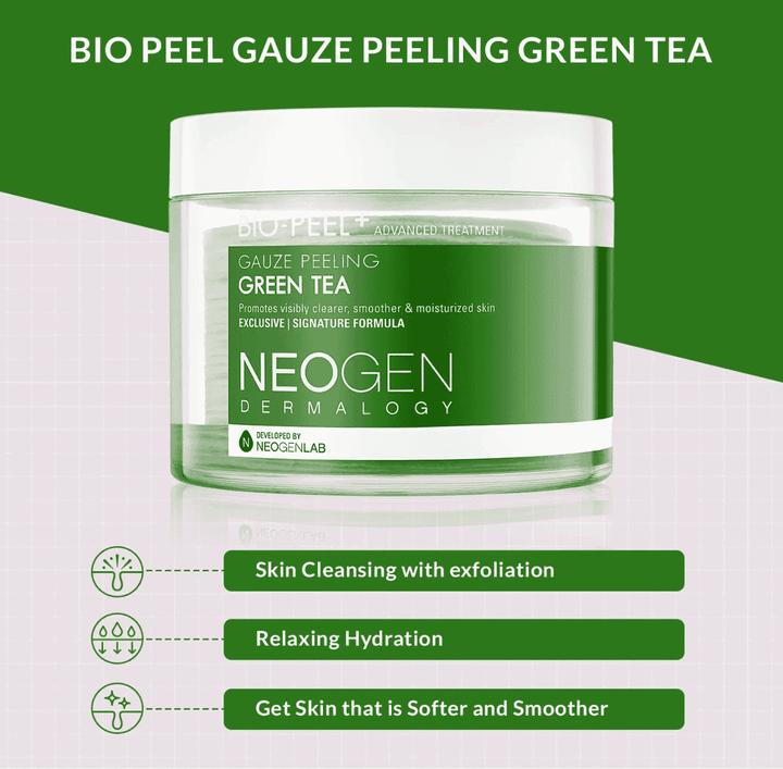 Image du produit Neogen Dermalogy Bio-Peel+ Gauze Peeling Thé vert (Exfoliant nettoyant, 200 ml)