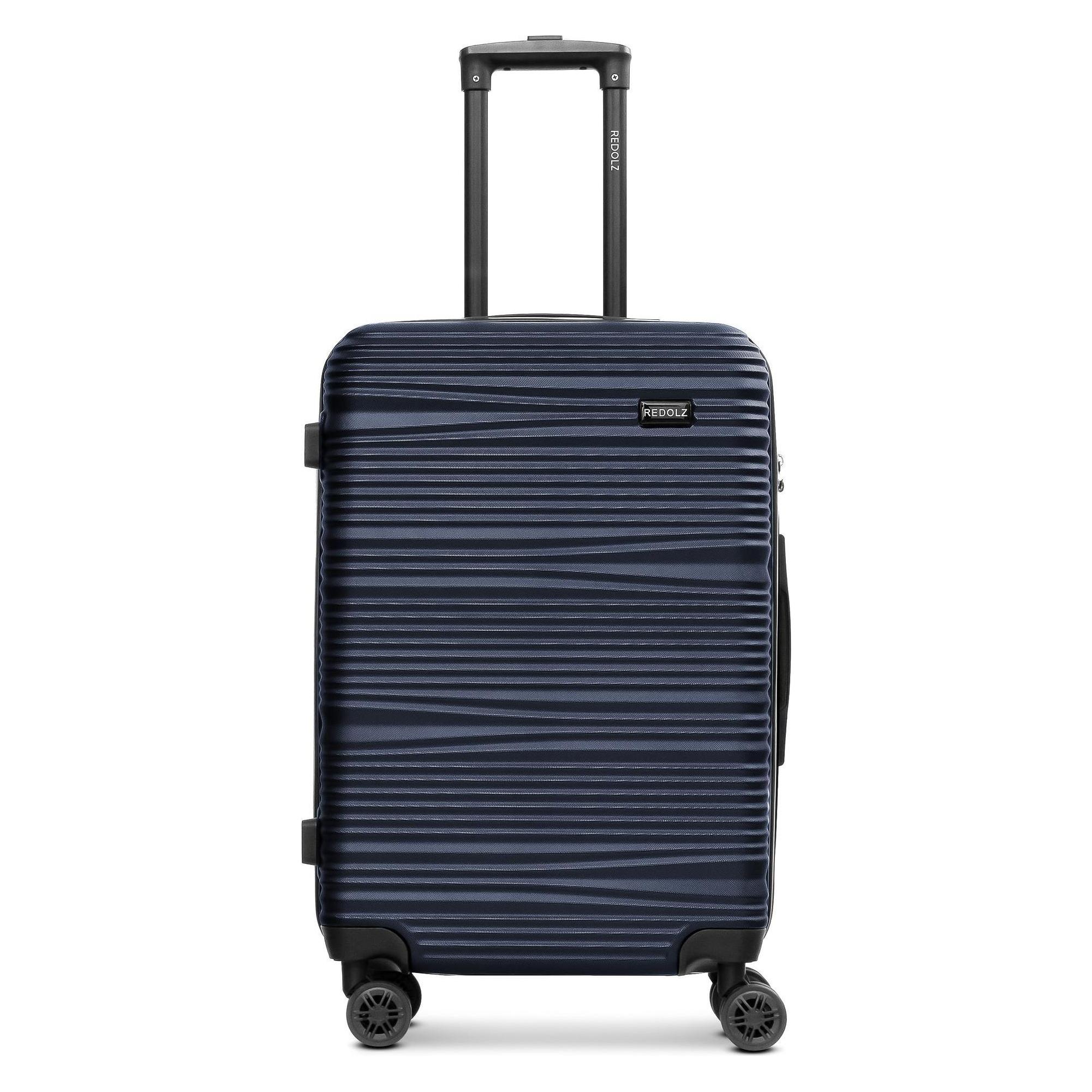 Redolz, Koffer, Essentials 16 Medium 4 Rollen Trolley 67 Cm, Blau, (67 l)