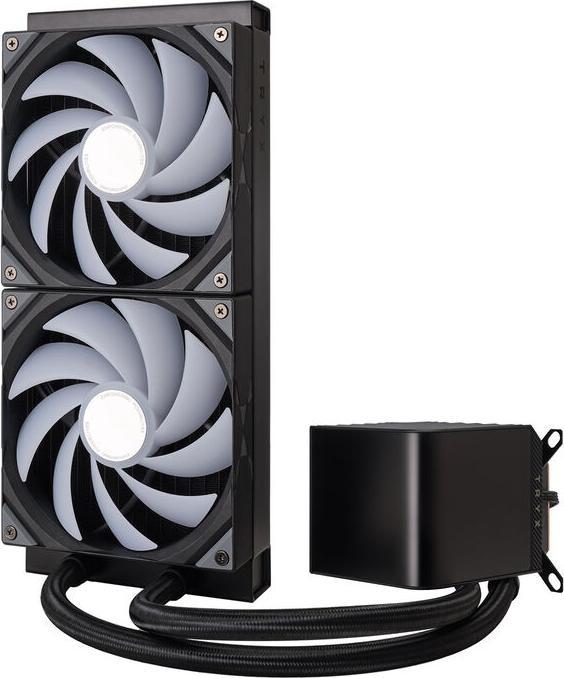 Actual product image TRYX PANORAMA complete water cooling system, ARGB - 280 mm, black