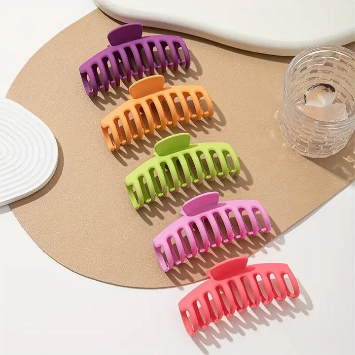 Produktbild ASMI 5 Stück Haarspangen Set – Matte Haarkrallen (5 Stk.)