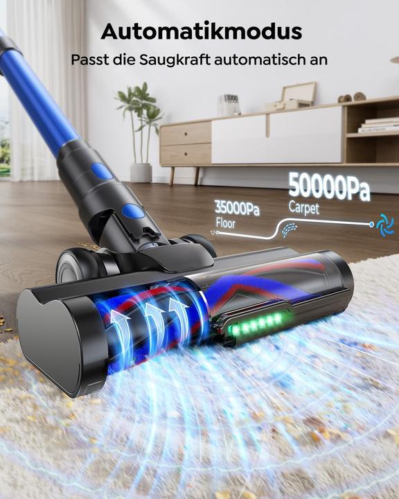 Produktbild SunSare Kabelloser Akku-Staubsauger 600W/50kPa/65min