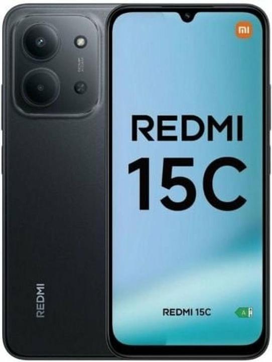 Actual product image Xiaomi Redmi 15C 4G (128 GB, Midnight Black, 6.90", Dual SIM, 4G)