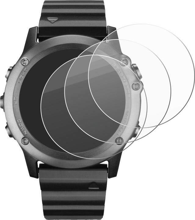 Immagine prodotto Savvies 3x Smart Glass – Hybrid Glass Pellicola in vetro 9H per Garmin Fenix 3 (fenix 3)