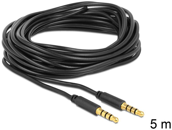 Produktbild Delock Klinkenkabel (5 m, 3.5mm Klinke (AUX))