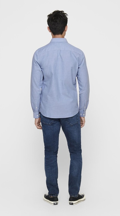 Produktbild Only & Sons Einfarbiges Langarmhemd (XS)