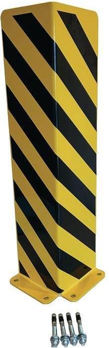 Gewa Angolo di protezione H800xL175/175mm Lamiera d'acciaio nera/gialla PU=1 pz.