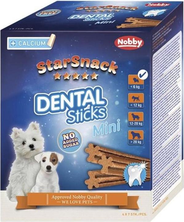 Nobby Chew StarSnack Dental Sticks mini, 28 pieces, 252 g (Puppy + kitten, 252 pcs., 350 g)