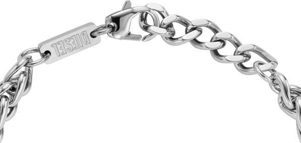 Immagine prodotto Diesel Bracciale in acciaio (19 cm, Acciaio inossidabile)