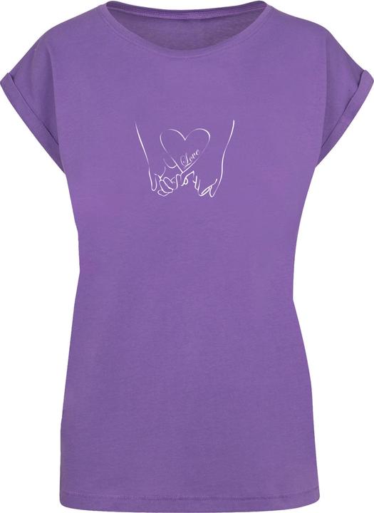 Produktbild Merchcode Ladies Love 2 Extended Shoulder Tee - 113379 (S)