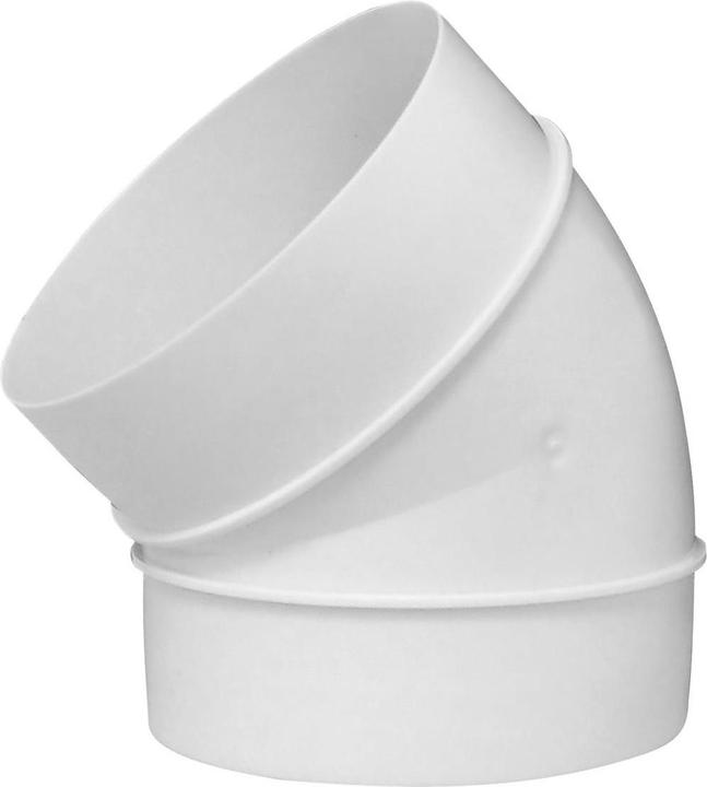 Actual product image Europlast VENTILATION ELBOW 125MM 45 PLASTIC