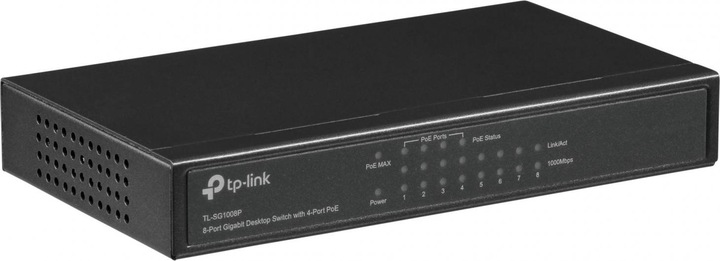 Immagine prodotto TP-Link Tl-Sg1008p (8 Porti)