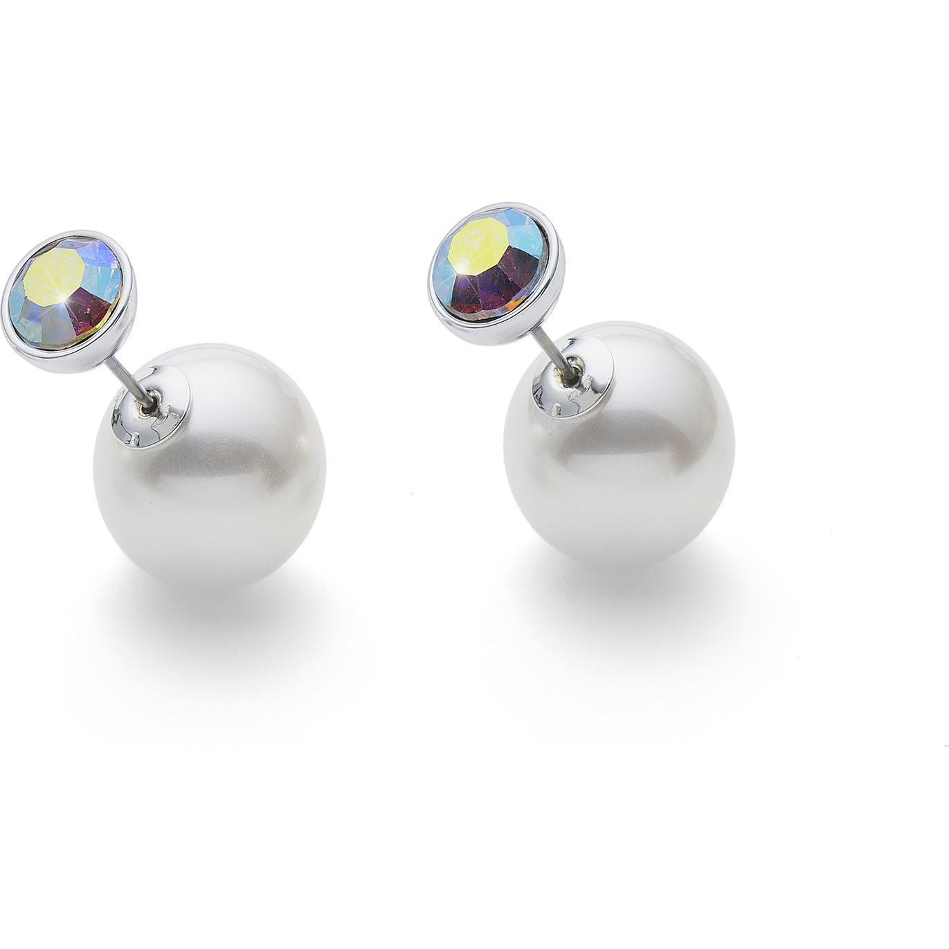 Oliver Weber Collection, Ohrringe, Ohrstecker Twice 22572R AB, (Rhodium)