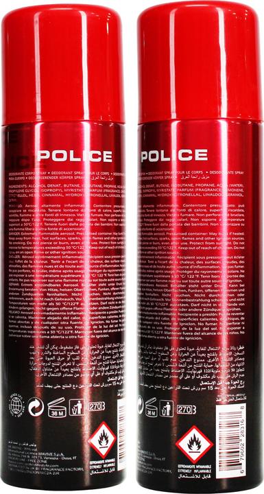 Image du produit Police Instinct Deodorant Spray 200ml (Spray, 200 ml)