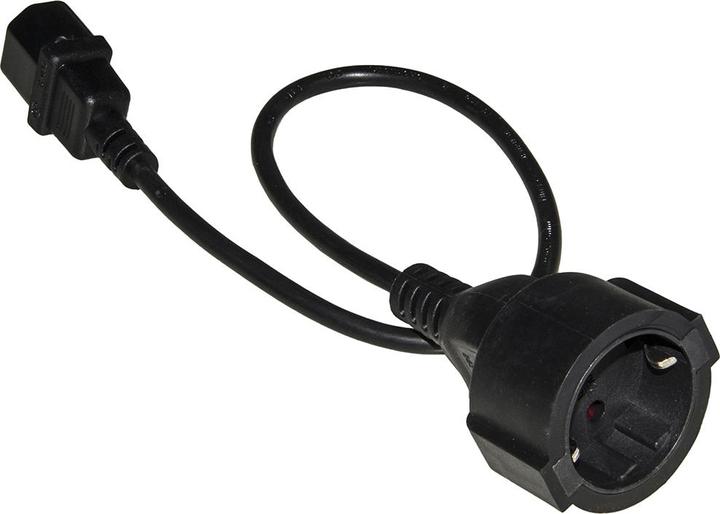 Image du produit Accessoires LKADSK05 extensions et rallonges 0,5 m 1 prise(s) CA Intérieur Noir (0.50 m)