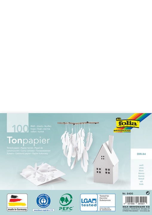 Actual product image Folia Clay paper (130 g/m², 100 x)