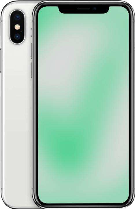 Actual product image Revendo iPhone X (64 GB, Silver, 5.80", 12 Mpx, Single SIM, C / Good)
