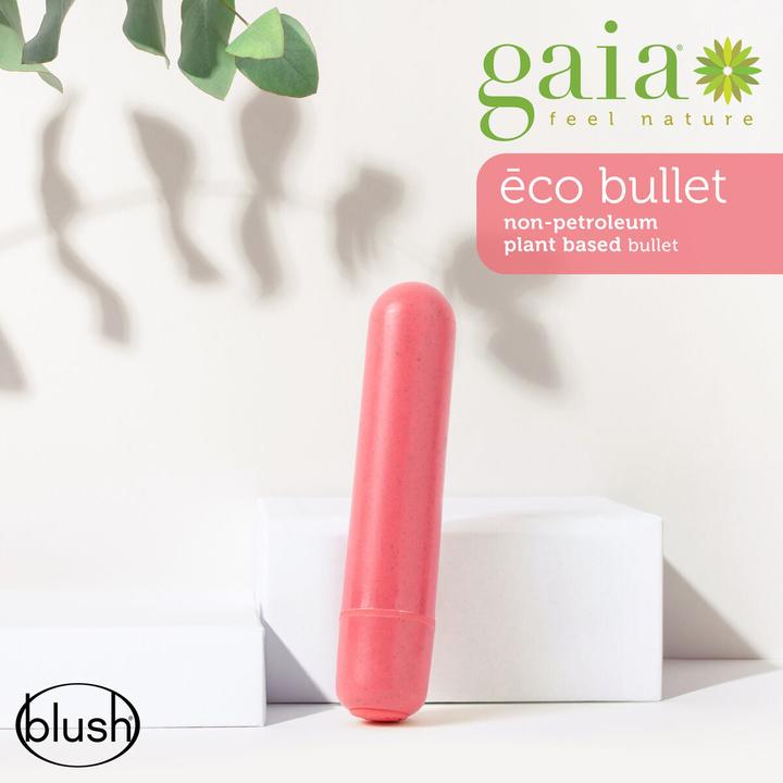 Actual product image Gaia Eco Bullet Vibrator â Coral