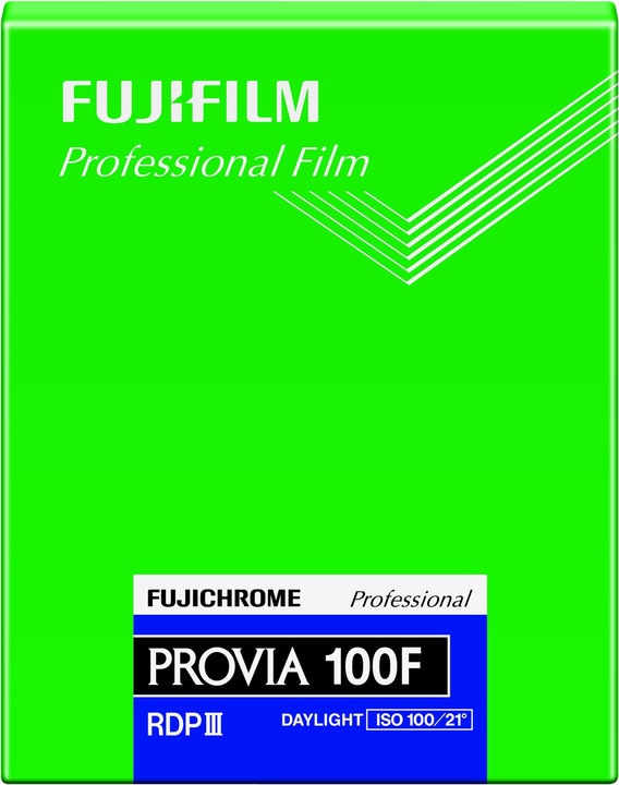 Actual product image Fujifilm Provia 100 F