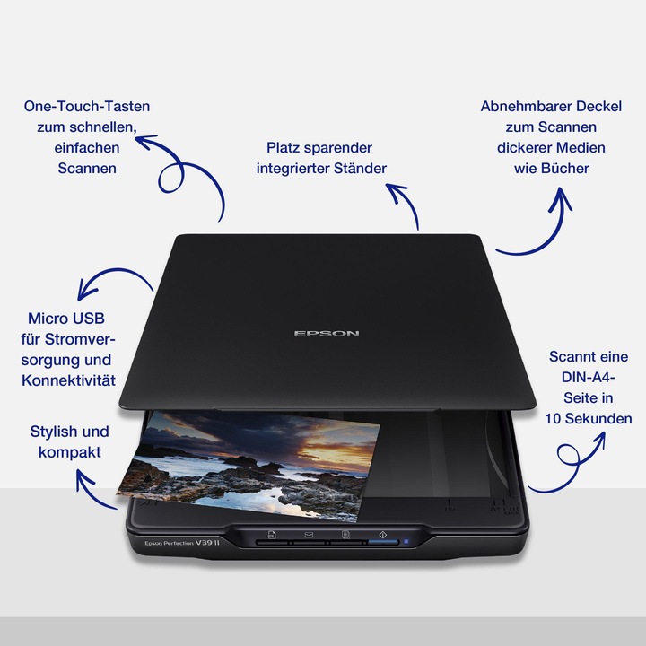 Actual product image Epson Perfection V39II (USB)